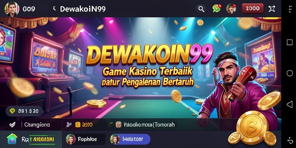 Tampilan gameplay seru dan realistis di DEWAKOIN99.