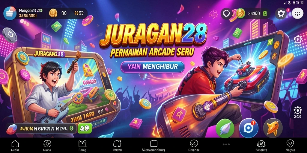Tampilan gameplay seru dan menantang di JURAGAN28.