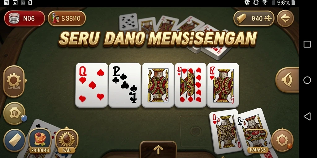 Screenshot utama N06 menampilkan suasana seru permainan Domino.