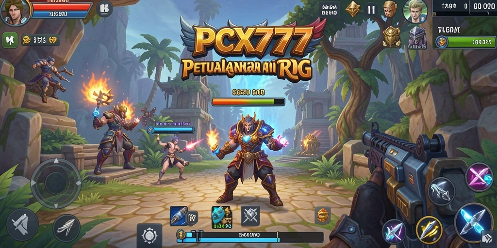 Tampilan gameplay RPG yang mendebarkan di PCX777.
