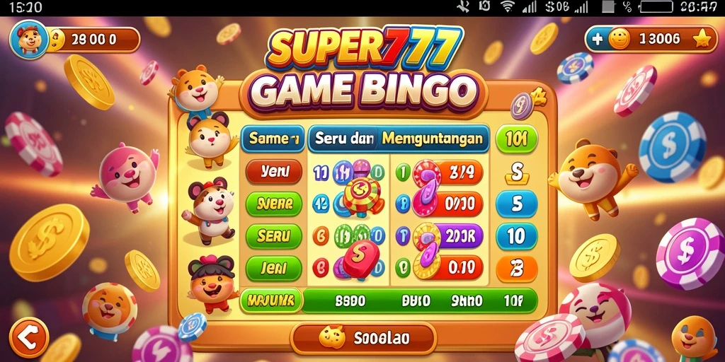 Gameplay SUPER777 yang seru dan menantang di dunia Bingo.